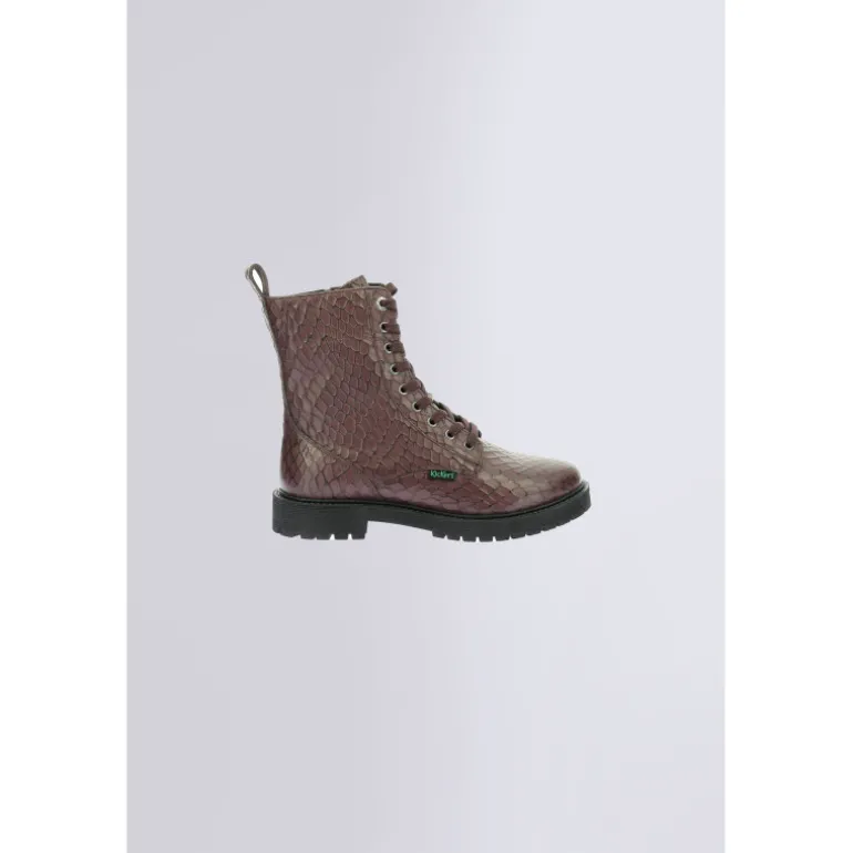 Kick Debi Bordeaux Croco