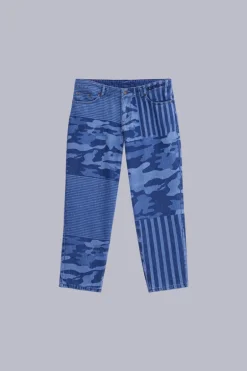 Kick Jean Bleu Camouflage