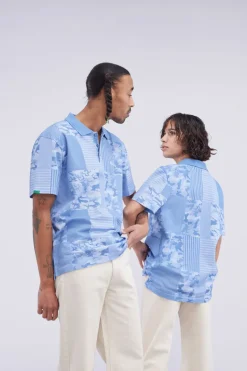 Kick Polo Bleu Camouflage