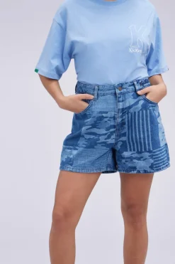 Kick Short Bleu Camouflage