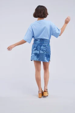 Kick Skirt Bleu Camouflage