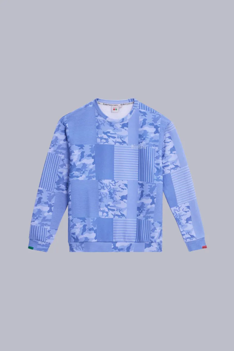Kick Sweat Bleu Camouflage
