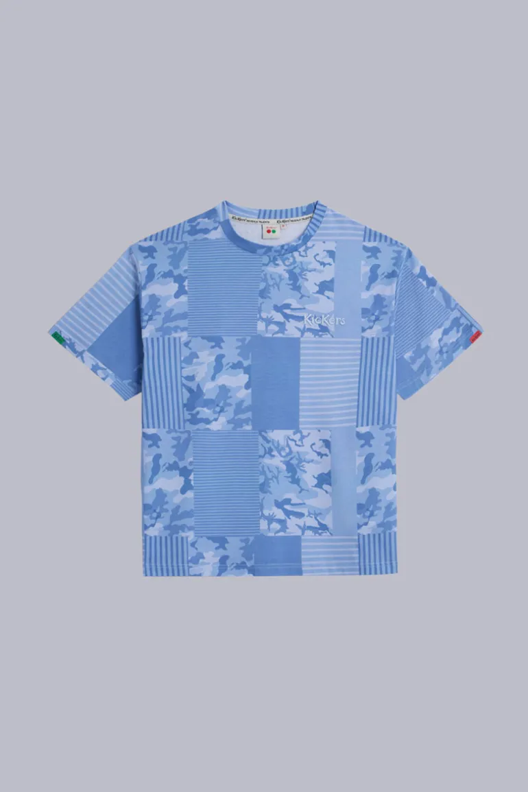Kick TShirt Bleu Camouflage