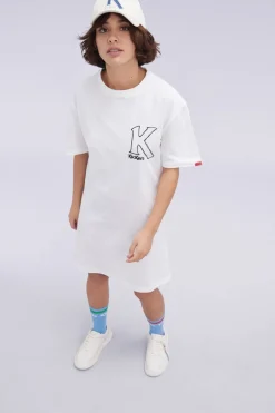 Kick Tshirt Dress Blanche