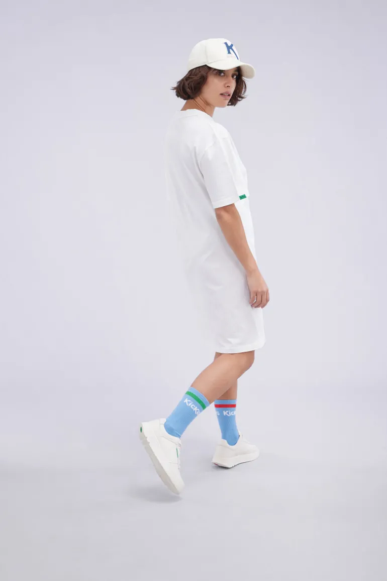 Kick Tshirt Dress Blanche