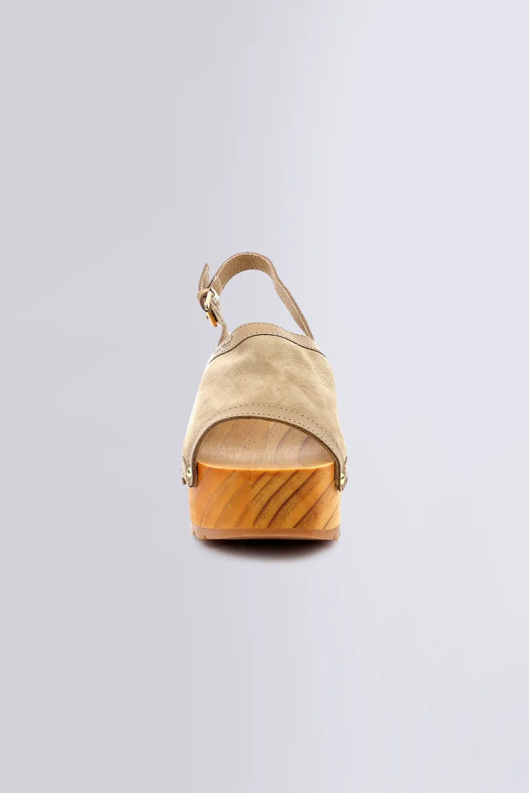 Kick Wedge Wood Beige