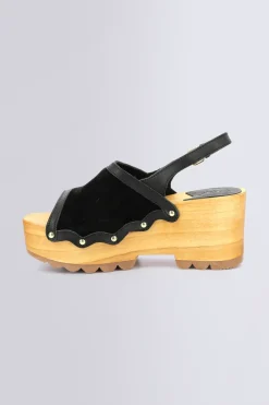 Kick Wedge Wood Noir